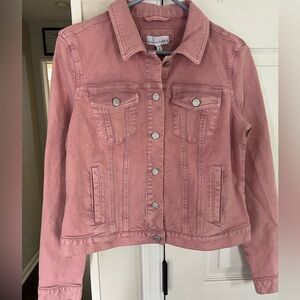 LOFT Blush Pink Jean Jacket